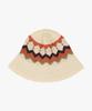 PINK PINEAPPLE Cozy Knit Bucket_Beige