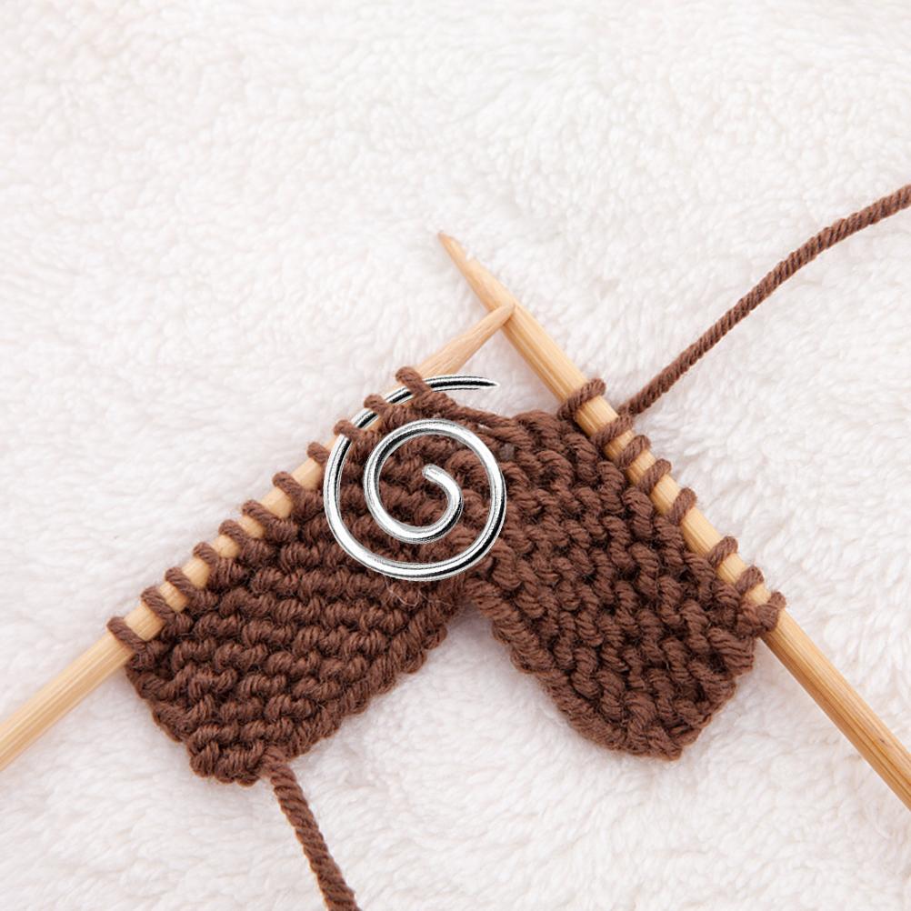 Spiralkabel Stricknadel Edelstahl Kabelnadel Schalstift für Garn Nähen Stricken Gebogen