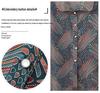 Summer Shirts for Middle-Aged & Elderly Women: Three-Quarter Sleeve Blouses & Printed Cardigans for 60-70 Year-Olds