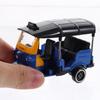 LEDMOMO Tomica Mini Car Toy Pull Back Map with Storage Box Birthday Gift Tricycle Model Alloy Tricycle Model Vintage Tricycle Decoration Home