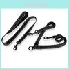 Premium Polyester Material Dog Leash With Reflective Design Dual Traction