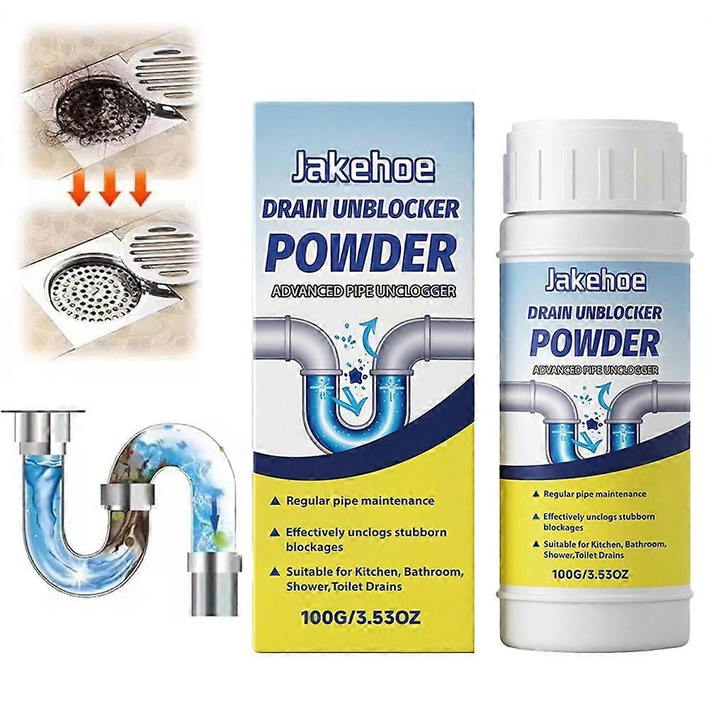 Drainage Pipe Cleaning Powder, Kitchen And Bathroom Drainage Pipe Cleaning-100g