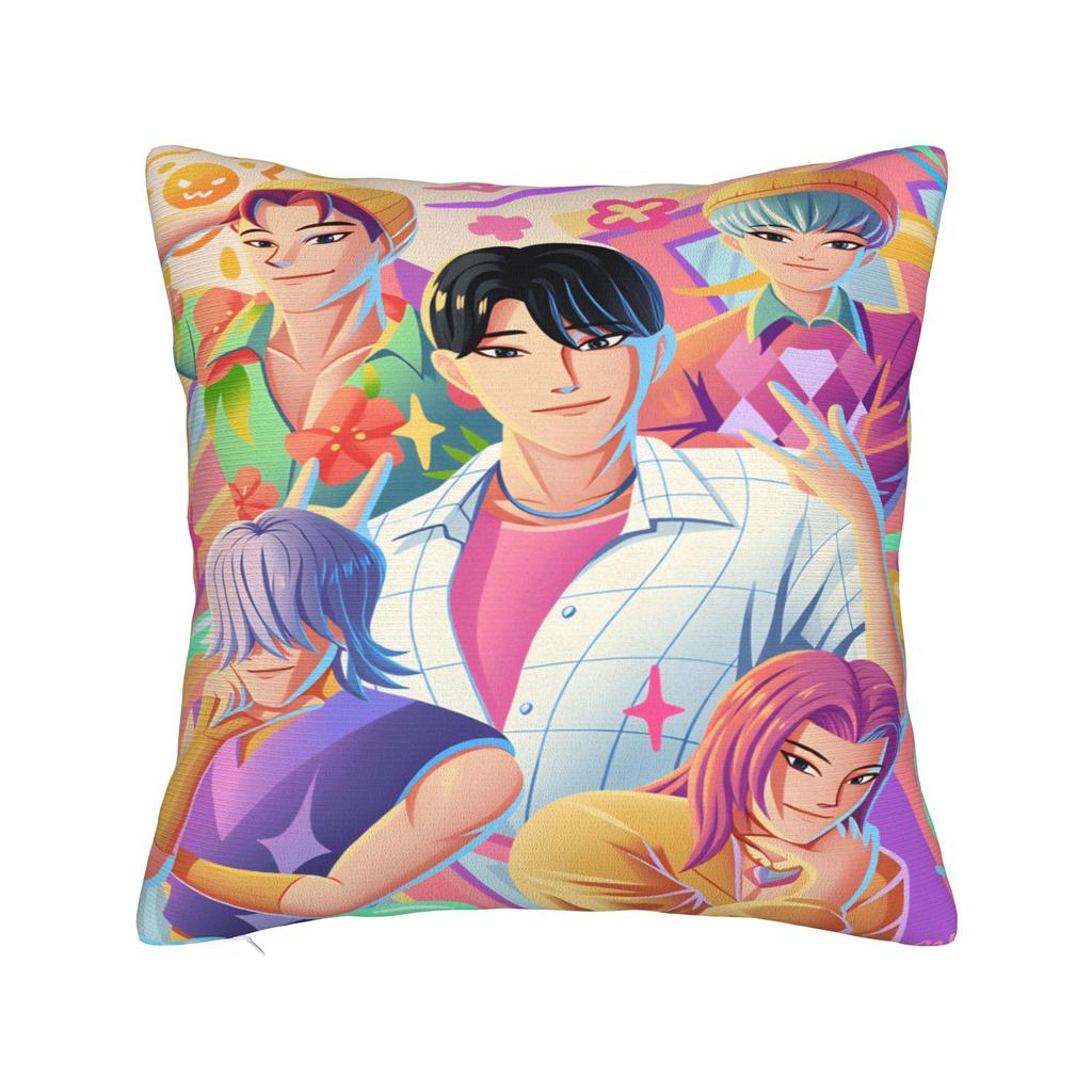 Kissenbezug Kpop-inspiriert Modischer Kissenbezug für Sofa Heimdekoration Kissenbezüge