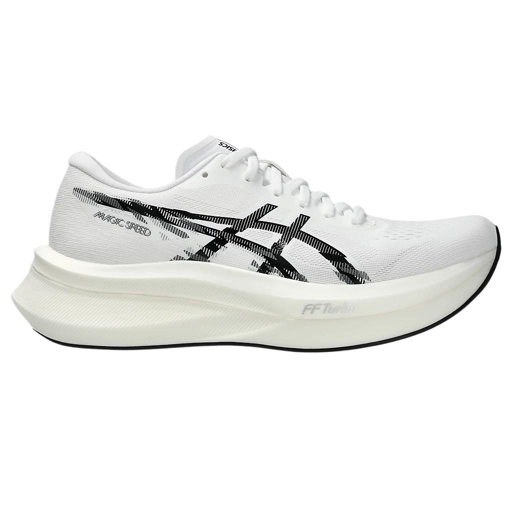 Asics Magic Speed 4 White Black Women Sneakers 1012B676-101