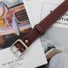 Ladies Square Day Buckle Belt Student Bf Merry Line Decorative Wide Belt