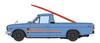 Hasegawa Datsun Sunny Truck Early Model with Surfboard Plastic Model Kit 20778 1/24 (GB120) (Car)
