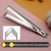 Stainless Steel Garlic Skin Peeler Clip for Quick Manual Peeling