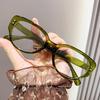 Transparent Large Myopia Glasses Ultralight Square Frame Anti-blue Minus Eyeglasses Retro Prescription Eyewear Diopter 0 TO -4.0