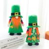 Saint Patrick's Day Gnome Irish Hat Doll Tier Tray Decor Gnomes Ornament for Dormitory Bedroom Tabletop Decorations