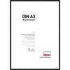 DEHA Design Cadre Photo Premium 29,7x42 Cm En Aluminium Noir Mat Collection Boston - Made In Germany