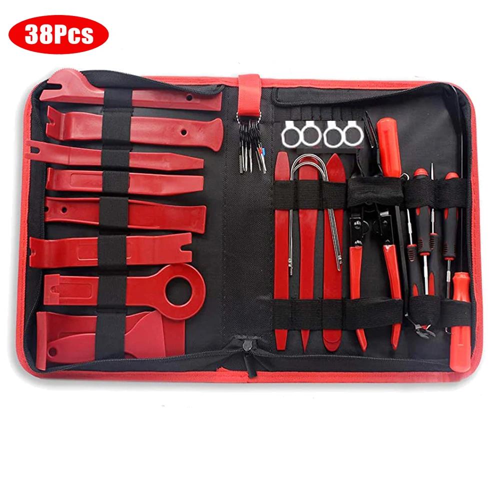 Automotive Tools Car Interior Disassembly Blades Kit Door Panel Trim Removal Repair Plastic Clips Puller Diy Workshop Tool