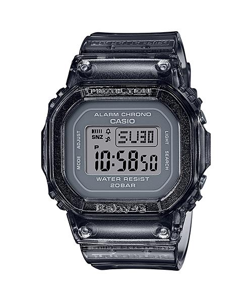 Casio Men s Resin 200M Water Resistant Shock Resistant Alarm Quartz Watch BGD-560S-8 серый