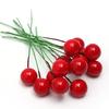50/100Pcs Simulated Decorative Berries Christmas Artificial Flower Fruit Cherry Plants Home Christmas Party Decoration DIY Gift