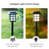 2/4Pack Outdoor Solar Lawn Lights Retro Small House Lamp Courtyard Garden Decoration Small Night LED Inserted Small Palace Lights