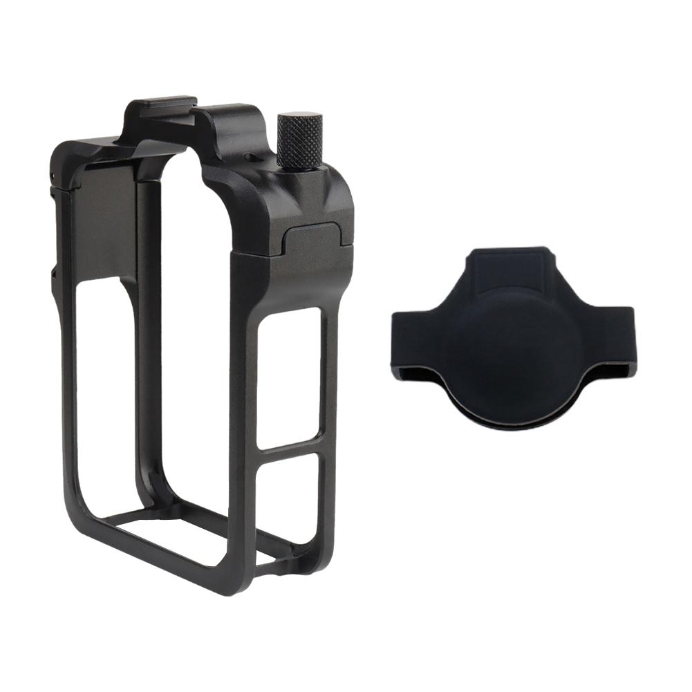 

Luxury Metal Quick Release Protective Frame For DJI OSMO 360 Metal Rabbit Cage With Lens Cap Case Camera Accessories чорний