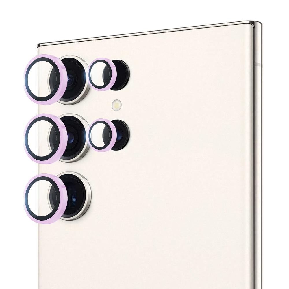 

X-LEVEL AR Spotlight Series For Samsung Galaxy S23 Ultra Camera Lens Protector Set Individual HD Lens Film Purple