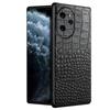 Luxury Genuine Leather Crocodile Pattern Case for Honor 70 Series