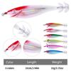 6Pcs 10cm 10g Freshwater Saltwater Fishing Jig Hard Octopuses Jig Fishing Squid Jig Lures Jig Squid Fishing Lures Baits