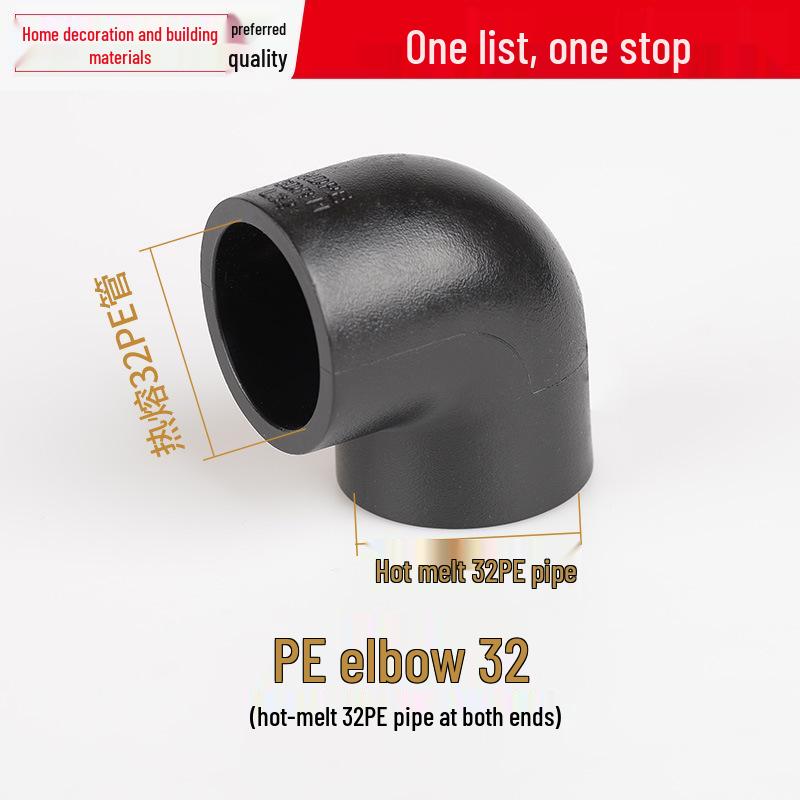 Vícevelikostní vodovodní potrubní tvarovka: Vnitřní/Vnější závitové koleno T pro 4, 6 a 1-palcové potrubí