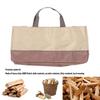 Firewood Carrier 60x30x30cm Heavy Duty 600D Oxford Fabric Log Bag with Reinforced Handle for Camping BBQ Fire Pit