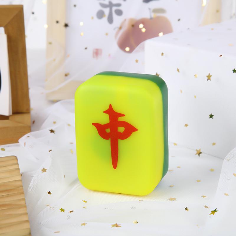 Chinesisches Mahjong-Nachtlicht, sanftes Licht, Augenschutz, LED-Schlaf, kreative Beleuchtung