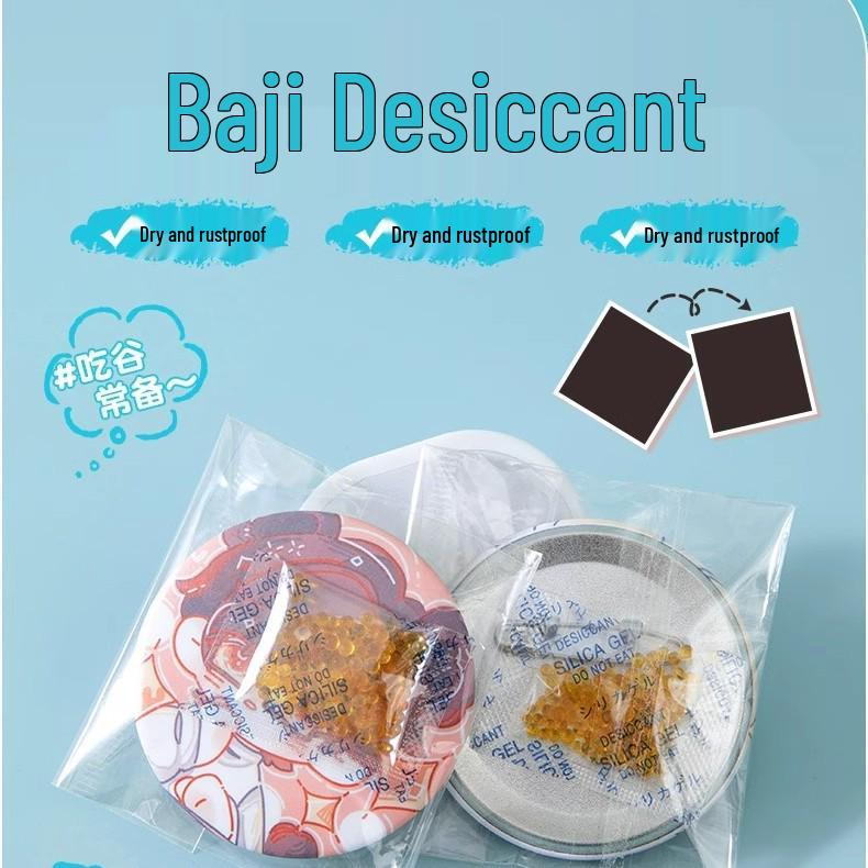 Baji Orange Silicone Moisture Absorber: Mold-Proof, Mildew-Resistant Dehumidifier for Books and Food