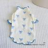 Spring, Summer and Autumn Printed New Bottom Cat Cute Small Dog Pet Puppy Home Vest