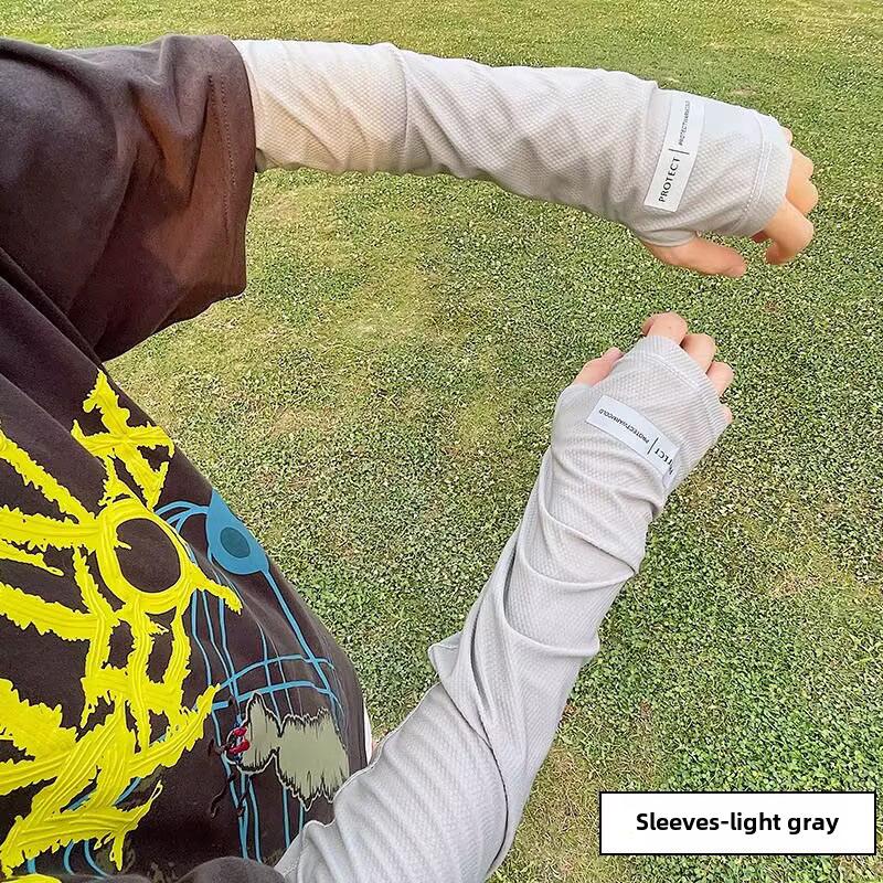 Vollgesichts- und Armmaske aus Eisseide für Herren