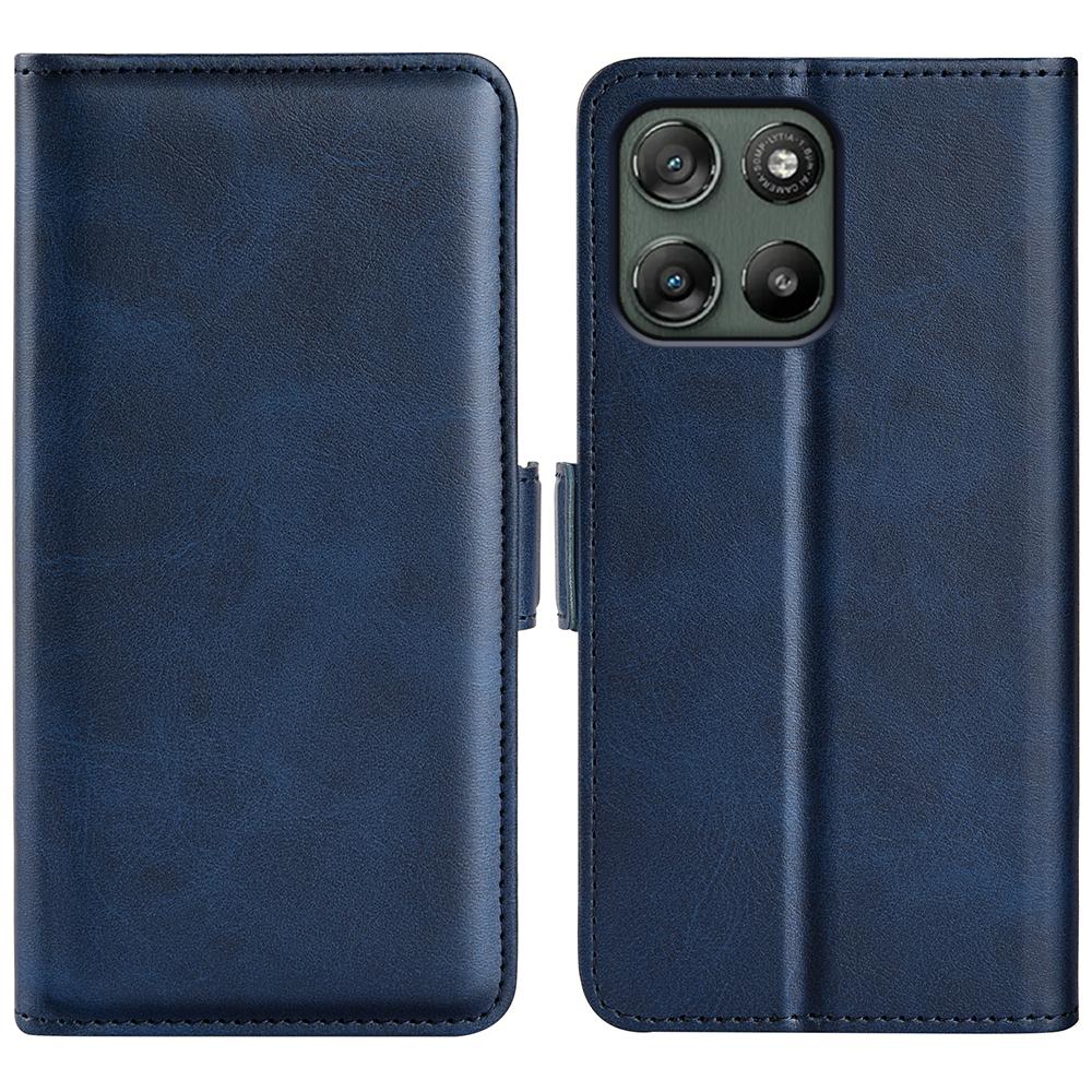 For Motorola Moto G67 Power 5G Case Calf Texture Leather Wallet Phone Cover