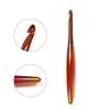 Ganchillo Ergonómico Profesional Mango Acrílico Ganchos de Ganchillo Herramienta para Manualidades con Hilo para Principiantes Tejer Tejer