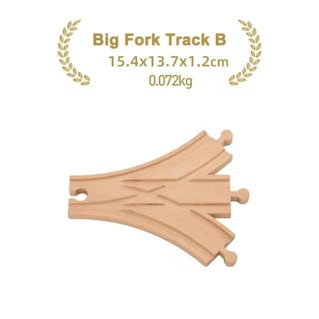 All Kinds of Wooden Track Accessories Beech Wood Railway Toys Fit For Brand Wooden Train Tracks Education Toys For Children