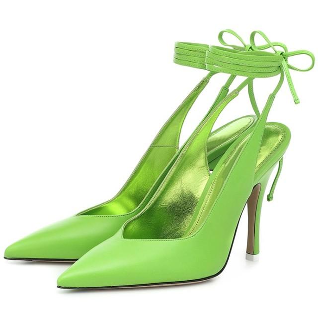 

Женские туфли цвета фуксии с ремешками на щиколотке с узким ремешком на пятке Сексуальные гладиаторские сандалии Женские атласные сандалии с острым носком на тонком высоком каблуке 35