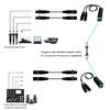 Metal XLR Line Extender Double Channel Connectors with Enhancing Signal Stability Perfect for Stage and Recording Use