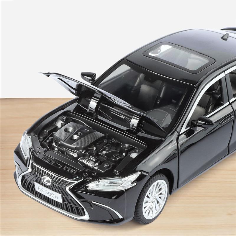 1/24 Lexus ES300h Alloy Car Model Diecasts Metal Luxy Vehicles Car Model High Simulation Sound and Light Collection Childrens Toy Gift