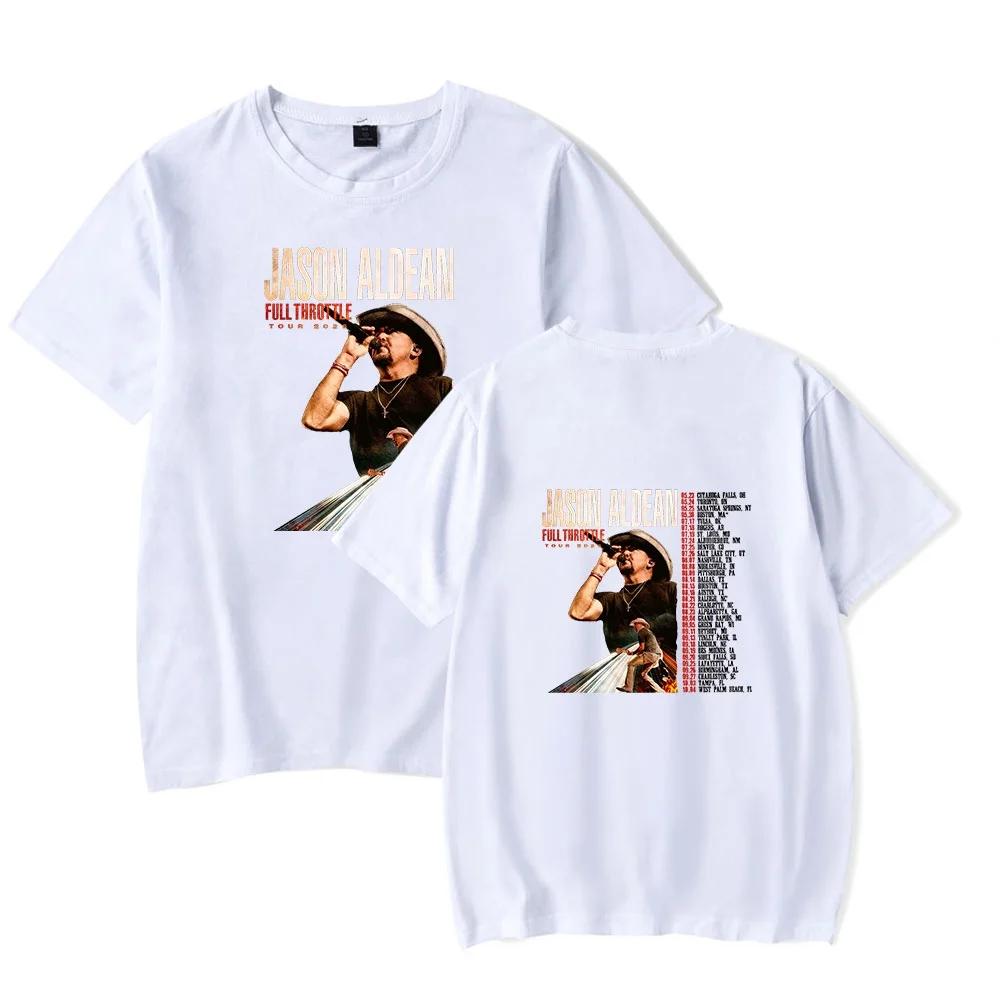 

Jason Aldean Full Throttle Tour 2025 TShirt Merch Summer For WomenUnisex Unisex Short Sleeve Tshirt Fashion Streetwear S