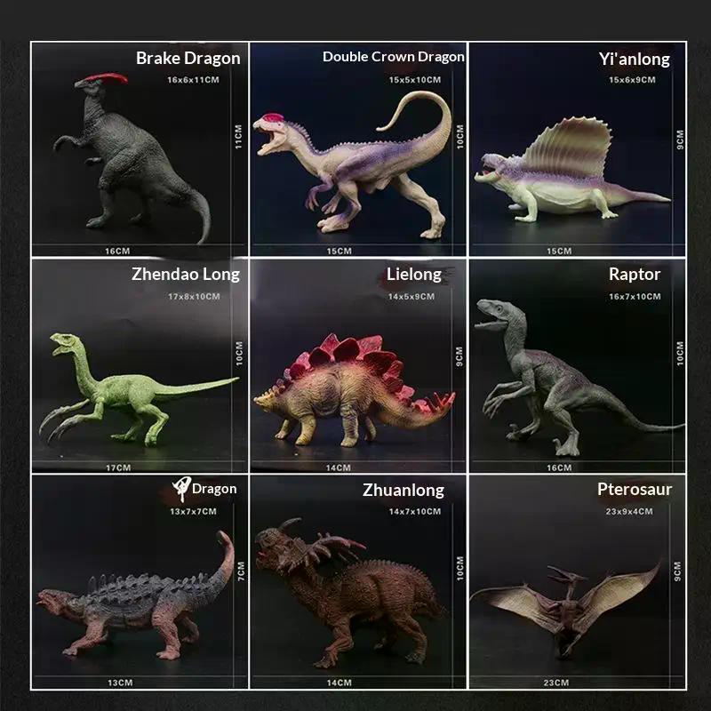 1Pcs Animal Model Prehistoric Dinosaurs Indominus Rex Spinosaurus Action Figures Simulation PVC Toy For Kids