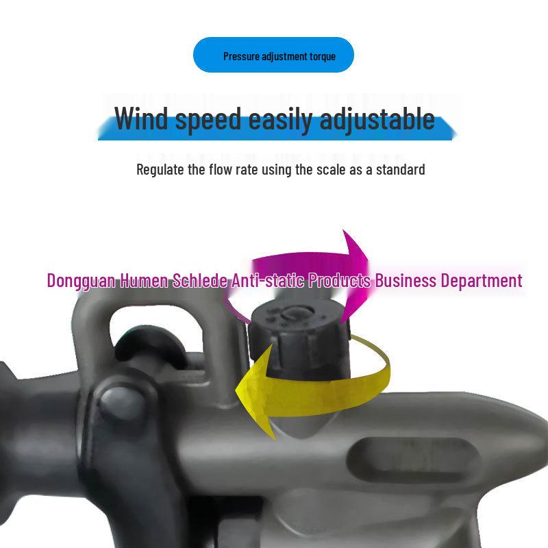 Handheld High Voltage Ion Wind Gun - Industrial Static Eliminator & Dust Removal Tool