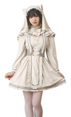 Clearstone Dusty Confit Cosplay Halloween Kot Siostra Kość Słoniowa Damski