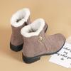 Boots Women Thick Bottom Shoes Women Winter Padded Frosted Short Boots Women Flat Slope Heel Soft Bottom Women's Boots