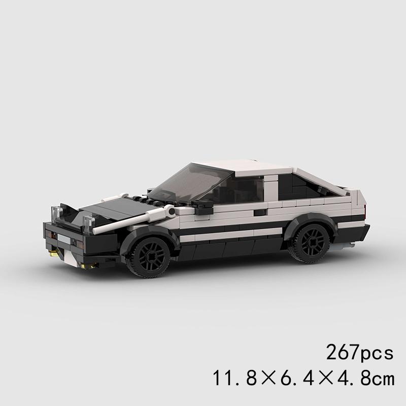 City MOC Super Race Car Speed Model Building Bricks Rally Sports Racing Police Vehicle Blocks Technical Pickup Christmas Gift