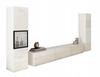 Modern 180 TV Set with a Display Cabinet and a LED Column for the Living Room