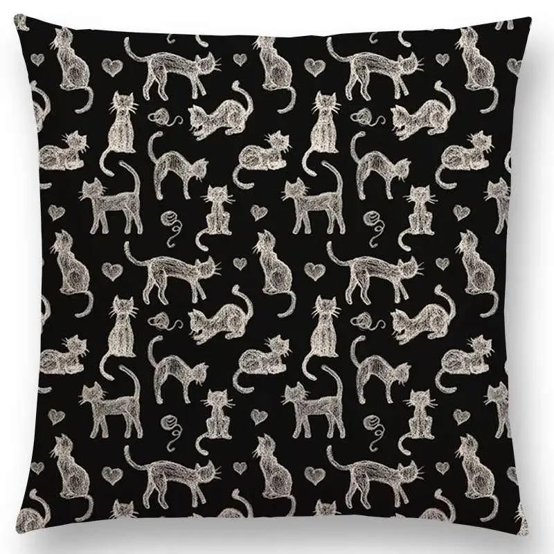 New Cute Christmas Gift Fruit Pumpkin Ice Cream Interesting Art Colorful Decorative Pattern Cushion Cover Sofa Throw Pillow case