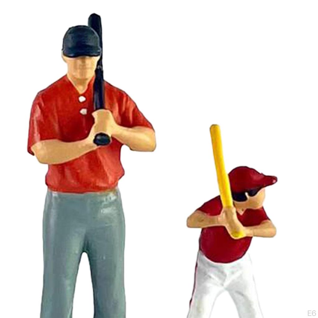 1/64 miniatur Menschen Figuren Diorama Figuren Harz Sammlung Handwerk Hand Gemalt für