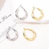 High-End Retro Hoop Earrings: Elegant European and American Design