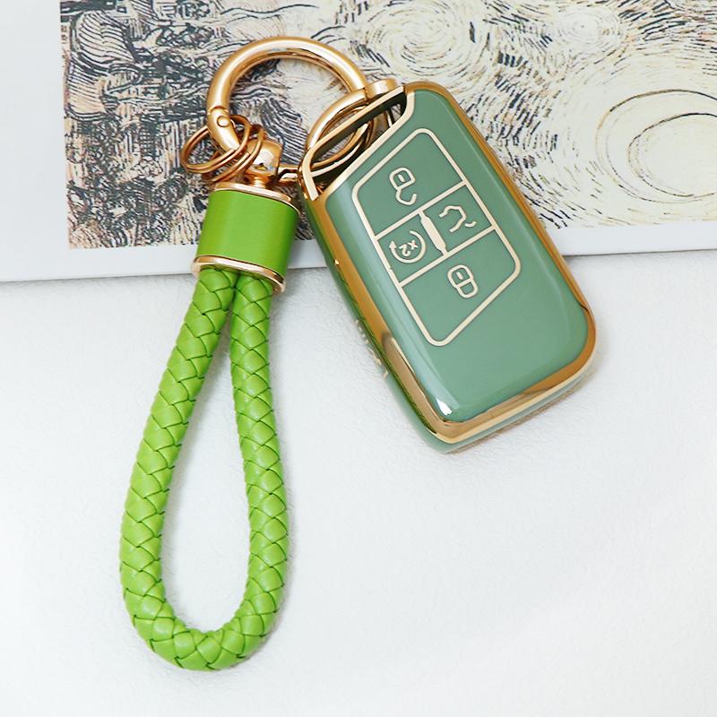 5 Button TPU Smart Key Case Cover for Volkswagen VW 2018 Atlas Tiguan Golf 7 Magotan Fob Remote Holder Shell Keychain