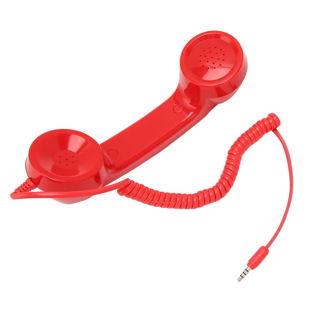 Retro Phone Handset Multifunction Radiation Proof Handheld Cell Phone Receiver for Mobile Phones Computers