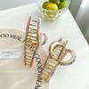 Simple And Elegant Hair Clip Large Alloy Claw Clip For Stylish Updos