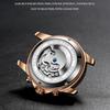BINBOND Fashion Tourbillon Automatic Watch Men Luxury Skeleton Mechanical Wristwatch Stainless Steel Wristwatches