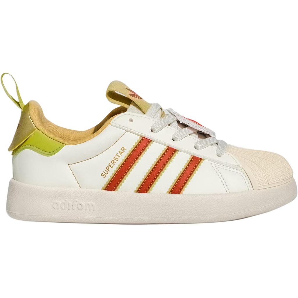 adidas Originals Adifom Superstar 360 New Year Classic Comfortable Low-Top Kids Skate Shoes Kids Sneaker Han-Jade-White KH5698
