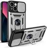 Per Custodia iPhone 13 Cover iPhone 14 Pro Custodia iPhone 13 Pro MAX Supporto ad Anello Magnetico Custodia Corazzata per Telefono Copertura Posteriore con Protezione Scorrevole per Fotocamera